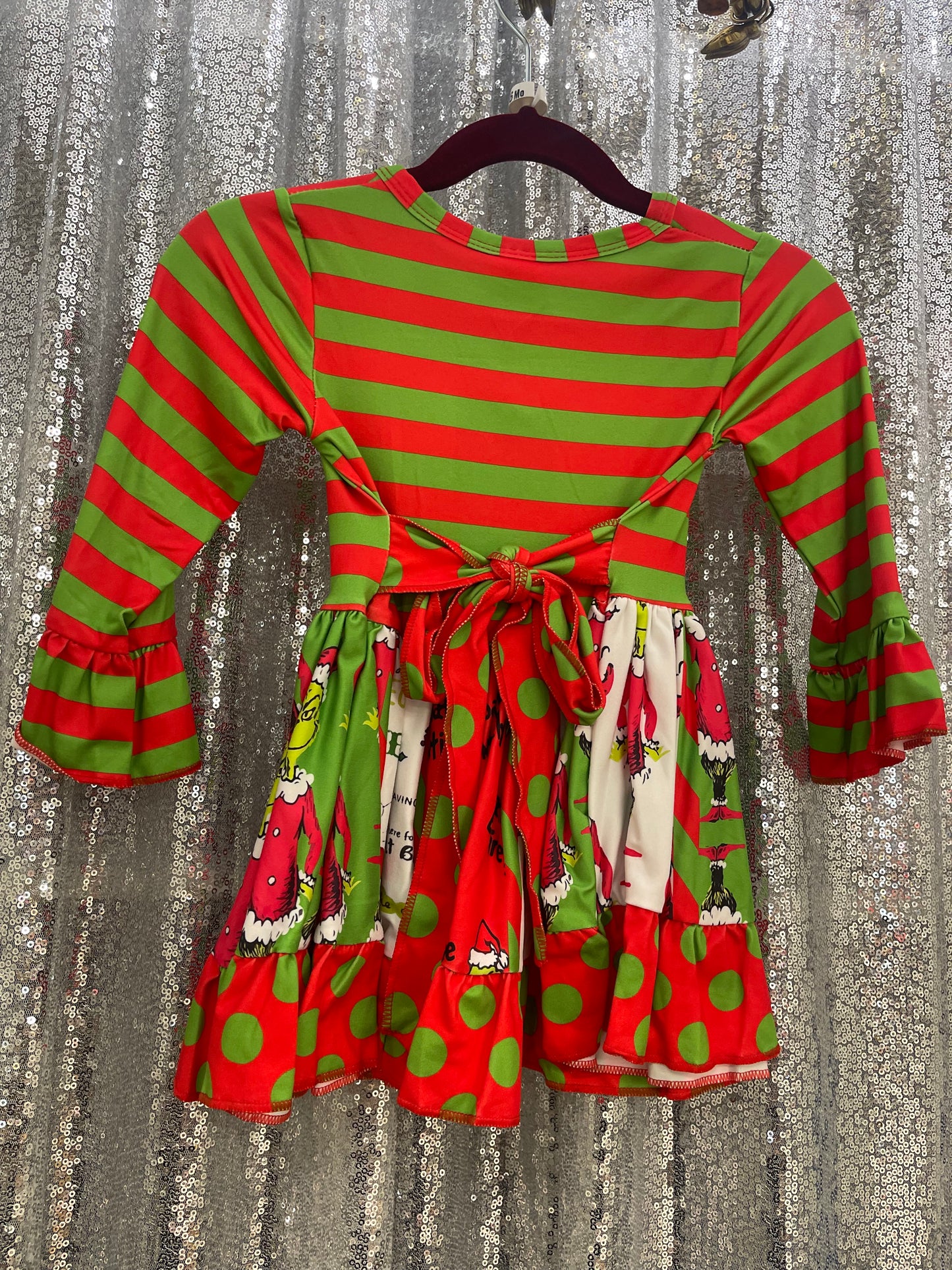 Dr. Seuss Grinch Twirl Dress Christmas