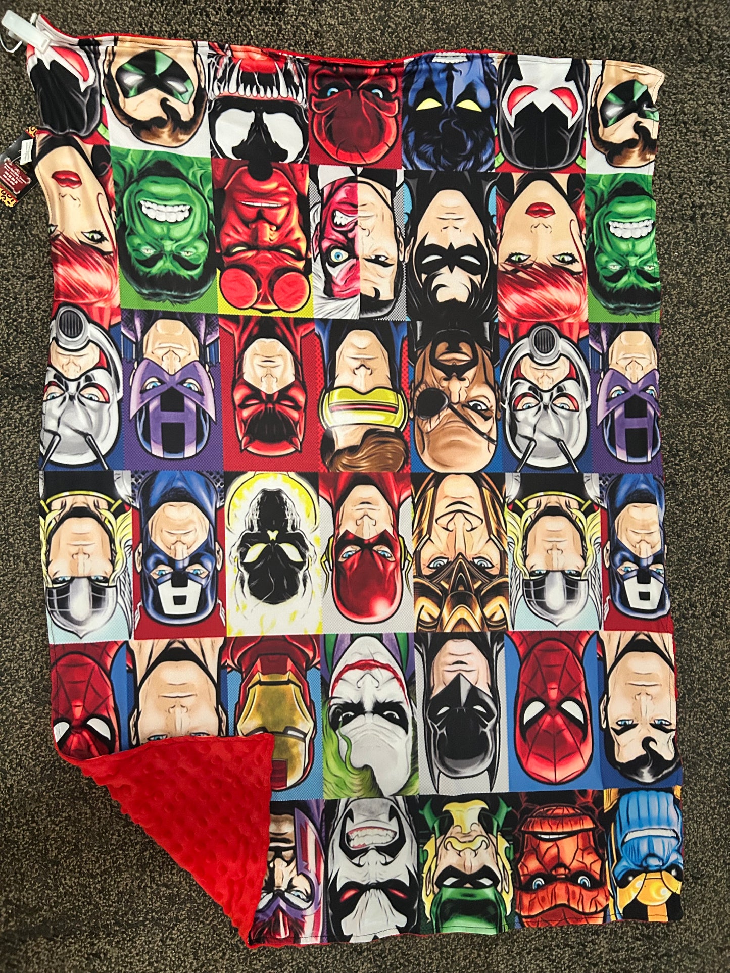 Marvel/DC Character Minky Blanket