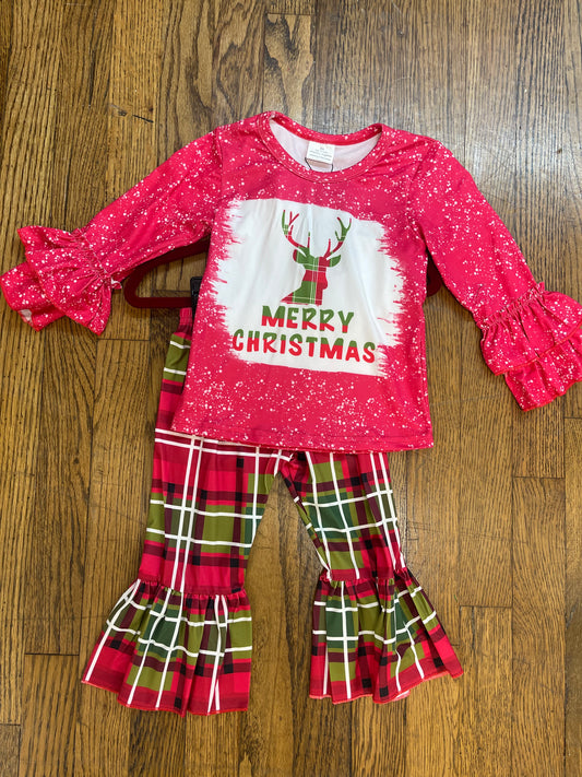 Merry Christmas Plaid Belles Set