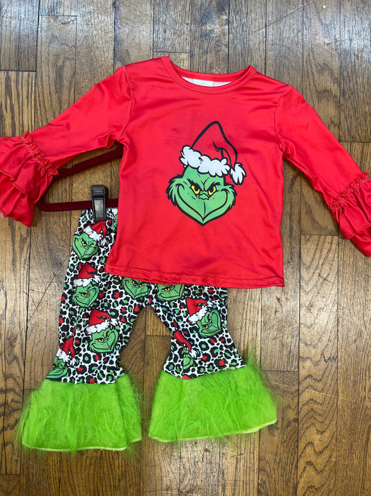 Grinch Fur Bottom Belles Set