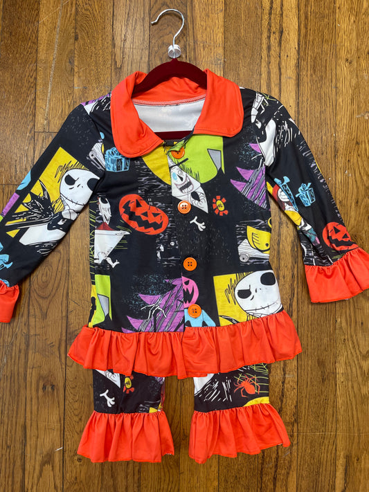 Long Sleeve Nightmare Before Christmas Pajamas