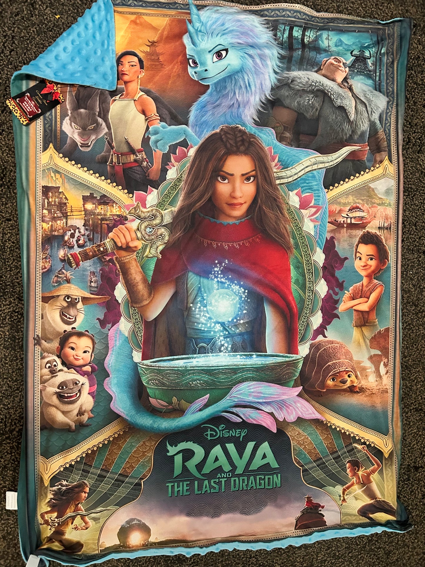 Raya The Last Dragon Minky Blanket