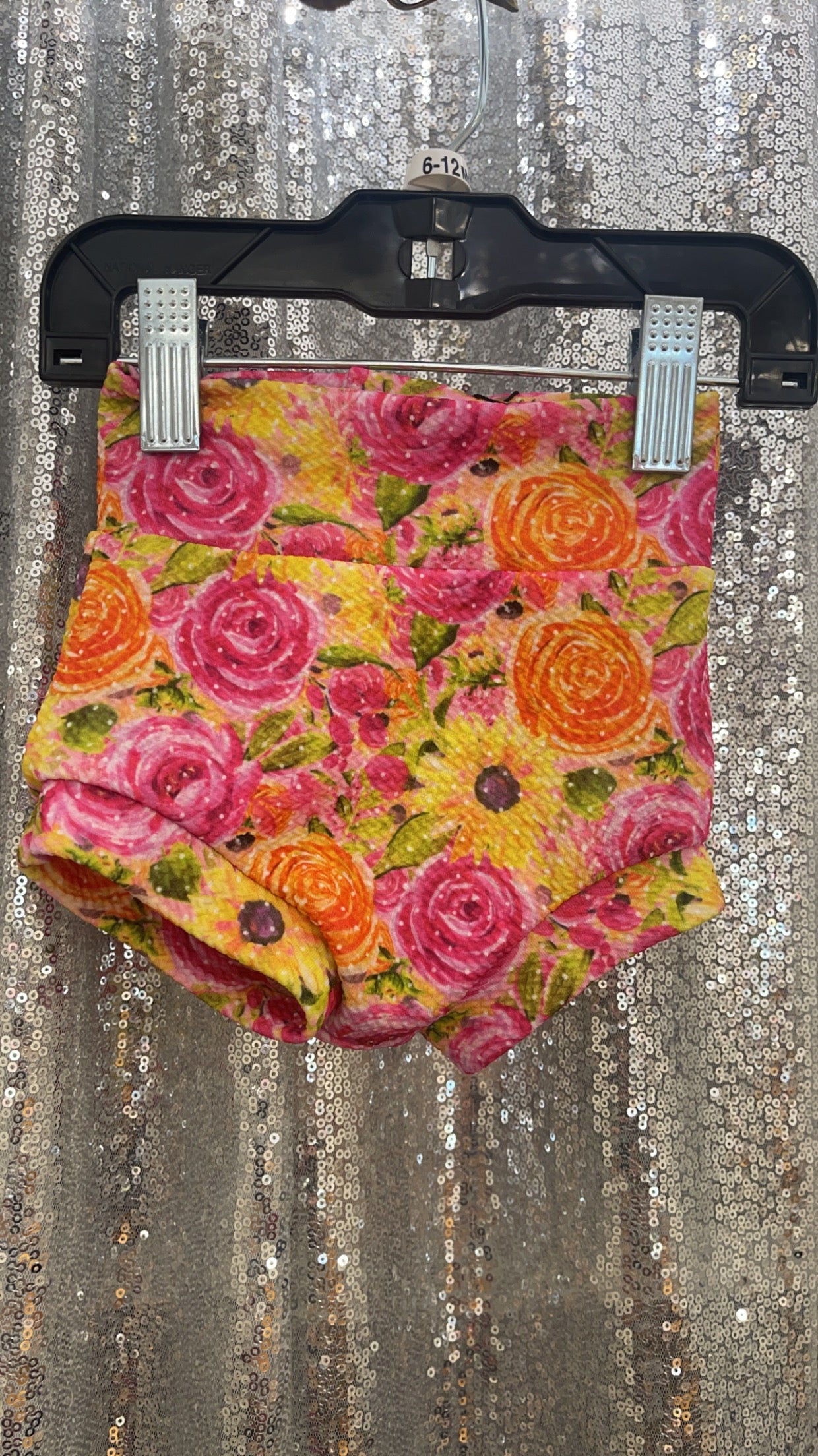 Pink and Yellow Floral Bummies