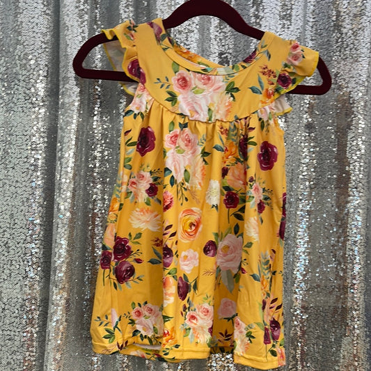 Yellow Floral Dress