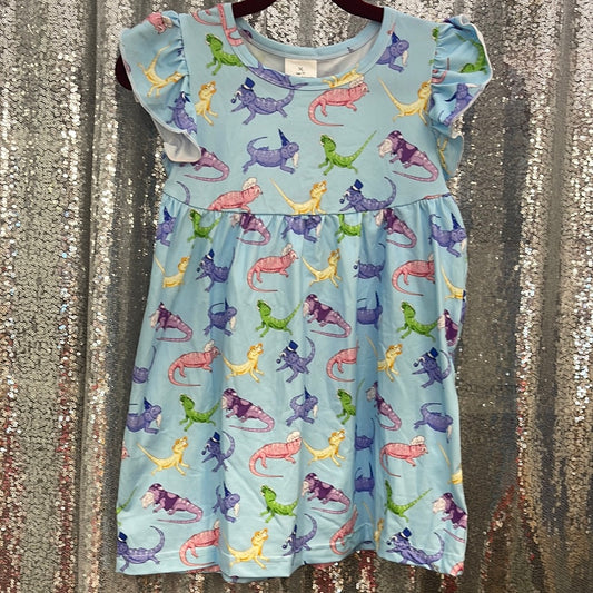 Blue Bearded Dragons Dress