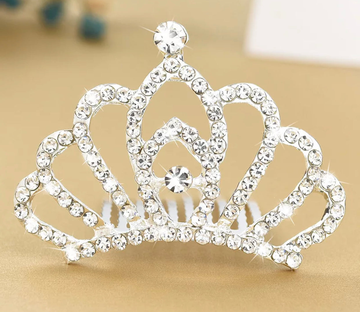 Princess Tiara With Rhinestones