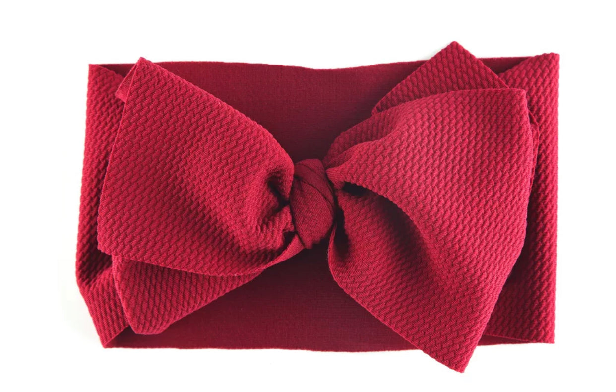 Big Bow Fabric Headband