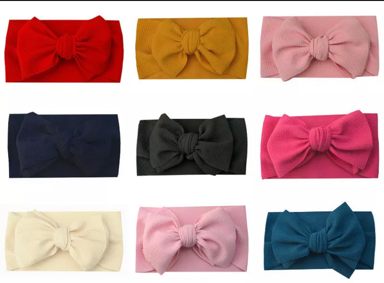 Big Bow Fabric Headband