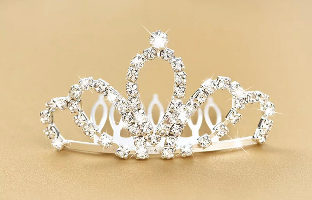 Princess Tiara With Rhinestones