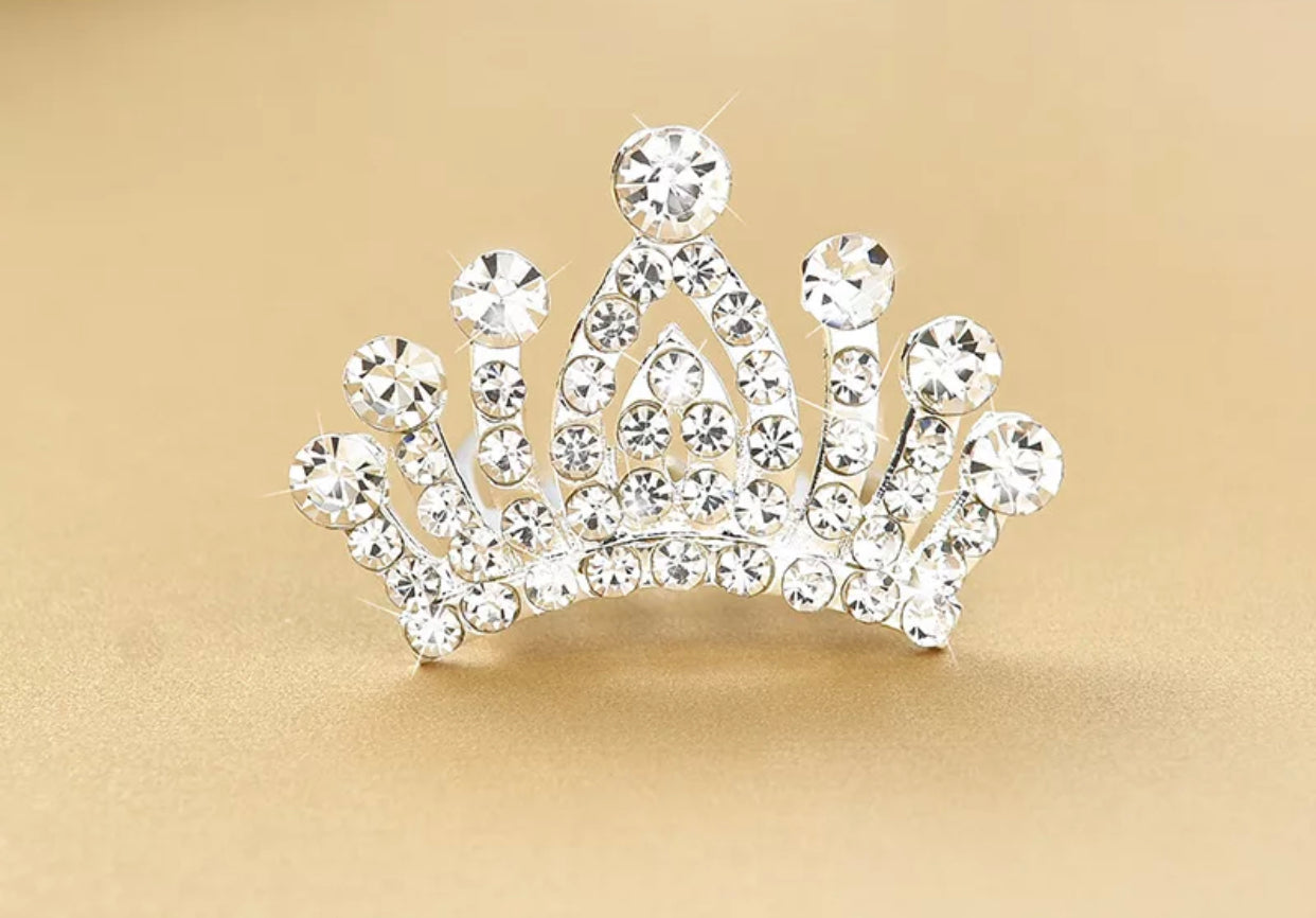 Princess Tiara With Rhinestones