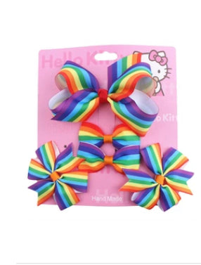 5 Piece Set Gross-Grain Bows