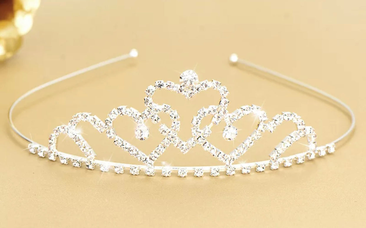 Princess Tiara With Rhinestones