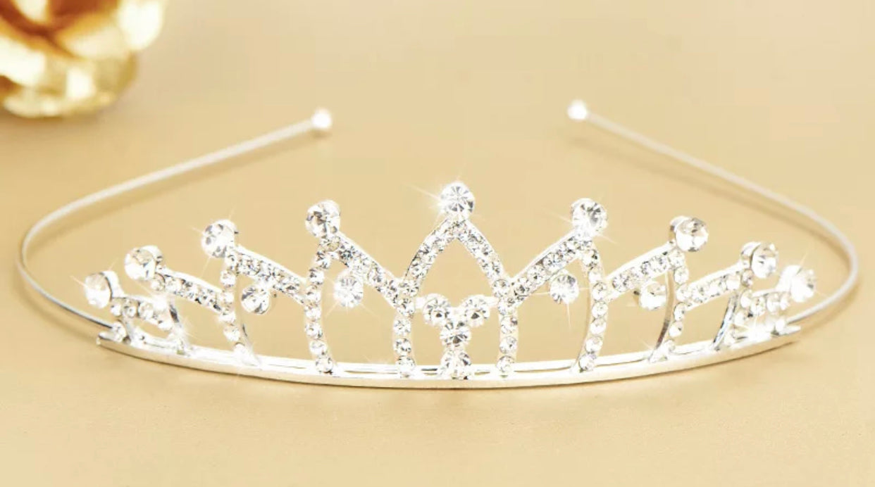 Princess Tiara With Rhinestones