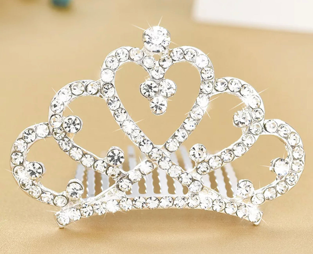 Princess Tiara With Rhinestones