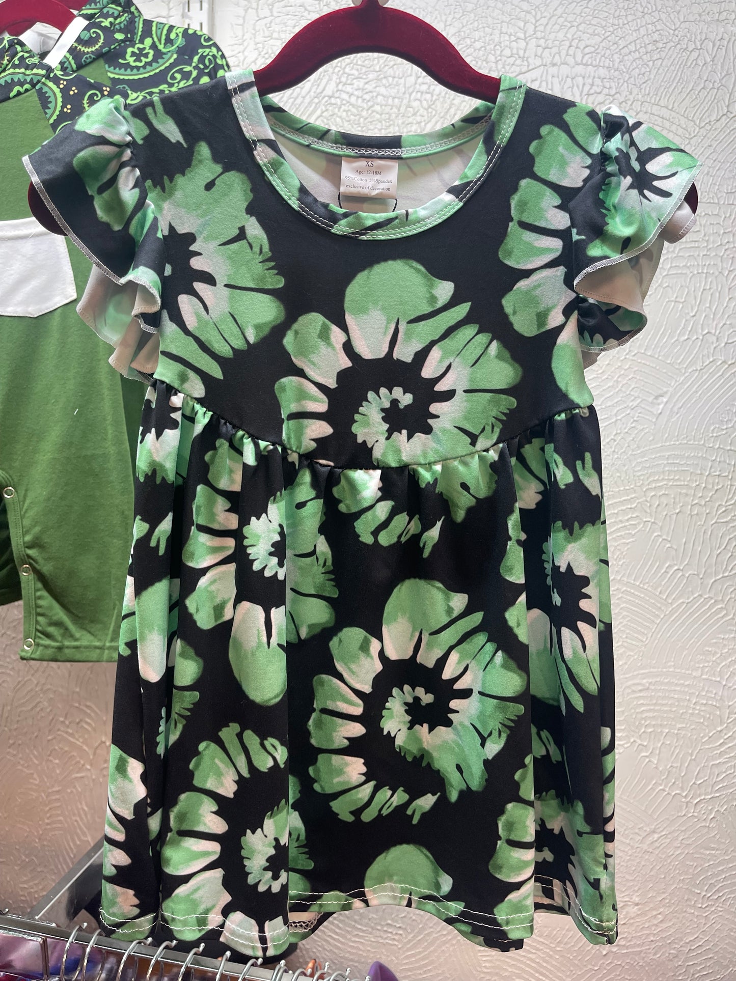 Tie-dye St Patrick's Day Dress