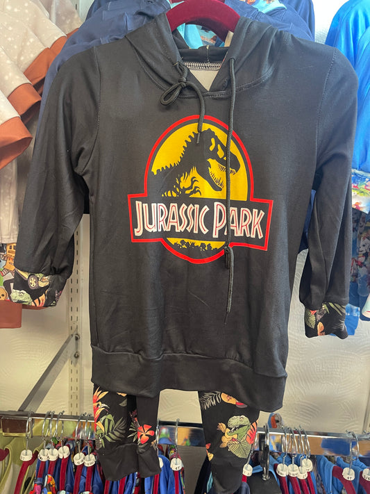 Jurassic Park hooded Pants Set