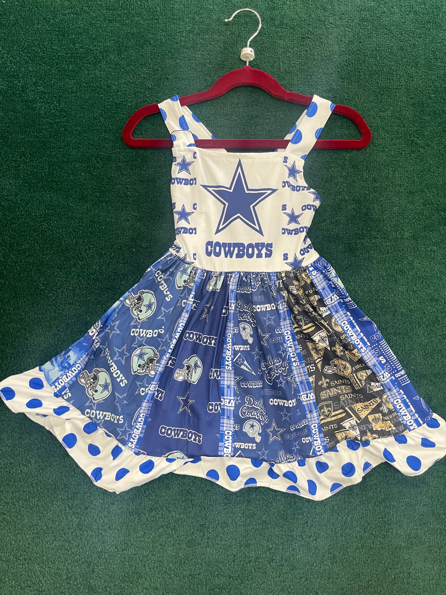 Dallas Cowboys Tank Top Twirl Dress